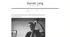Desktop Screenshot of garretlang.com